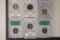 6 SLABBED US QUARTERS: 1999-S SILVER PCGS PR69