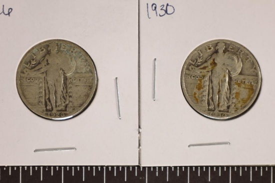 1926 & 1930 STANDING LIBERTY QUARTERS