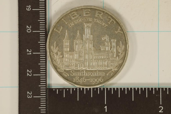 1996-P US UNC SILVER DOLLAR SMITHSONIAN