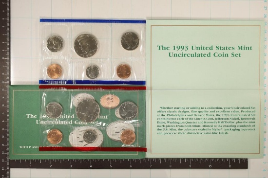 1993 US MINT SET (UNC) P/D (WITH ENVELOPE)