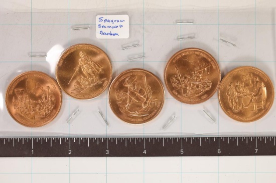 5-SEAGRAMS BENCHMARK BOURBAN 1.5" UNC