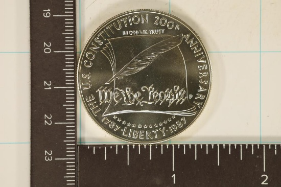 1987-P US UNC SILVER DOLLAR CONSTITUTION