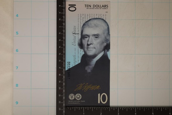 2020-A US $10 THOMAS JEFFERSON CU POLYMER