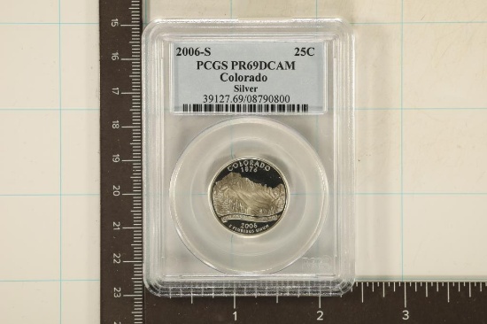 2006-S SILVER COLORADO QUARTER PCGS PR69 DCAM