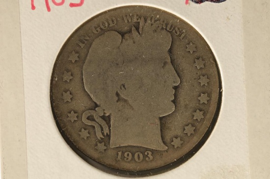 1903-O SILVER BARBER HALF DOLLAR