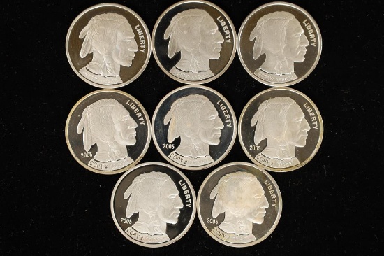 8-2005 PF REPLICAS OF A US $1 BUFFALO. EACH IS