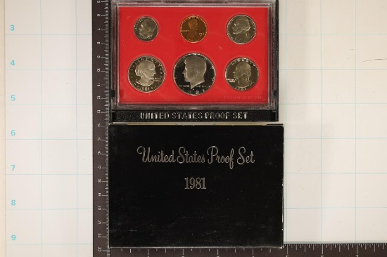 1981 US PROOF SET (WITH BOX)