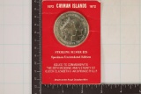1972 CAYMAN ISLANDS SILVER $25 SPECIMEN UNC