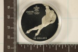 1985 CANADA PROOF $20 CALGARY OLYMPICS 1.001