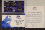 2007 US 50 STATE QUARTERS PROOF SET WITH BOX