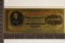 GOLD FOIL REPLICA OF A 1878 US $10,000 BILL. CU