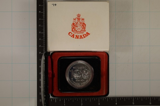1974 CANADA WINNIPEG SILVER DOLLAR PROOF