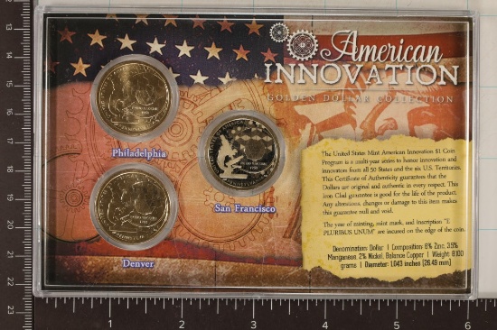 2019-P/D/S INNOVATION DOLLAR SET "PENNSYLVANIA