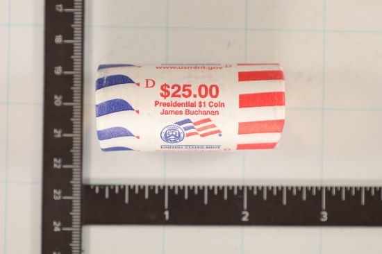 2010-D SOLID DATE $25 ROLL OF BU PRESIDENTIAL