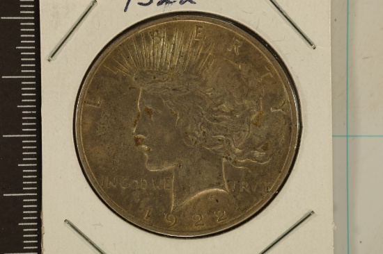 1922 PEACE SILVER DOLLAR