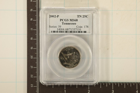 2002-P TENNESSEE QUARTER PCGS MS68