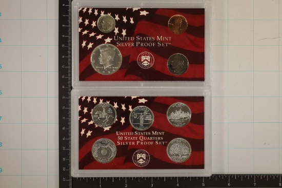 1999 US SILVER PROOF SET (WITH NO BOX)
