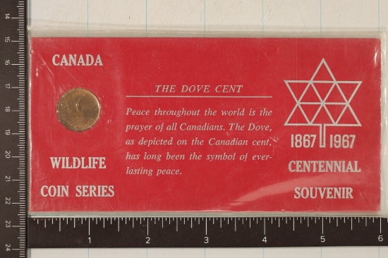 1867-1967 CENTENNIAL SOUVENIR THE DOVE CENT