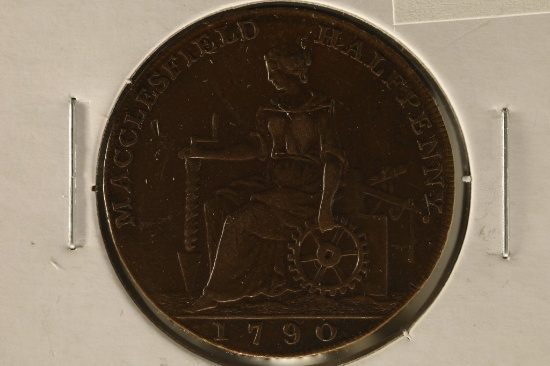 1790 CONDER TOKEN. THEY R MOSTLY 18TH CENTURY