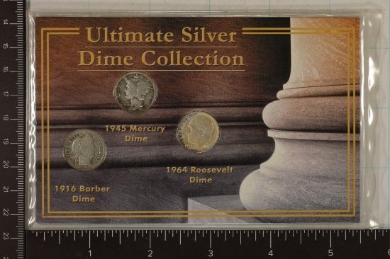 ULTIMATE SILVER DIME COLLECTION: 1916 BARBER,