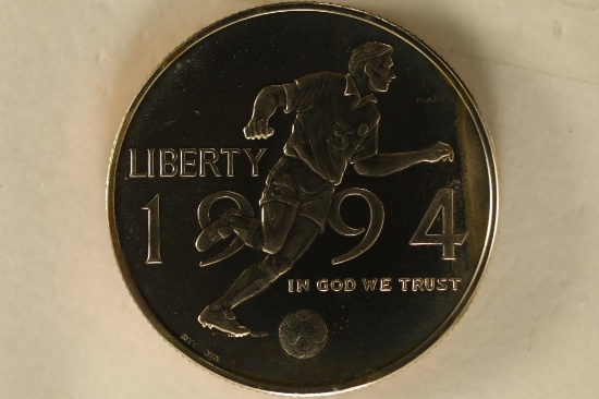1994-P US PROOF "OLYMPIC SOCCER" HALF DOLLAR IN