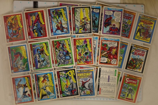 36 MARVEL COMICS TRADING CARDS: ONE IS THE CHECK