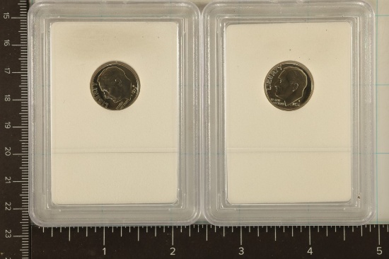 2 PROOF ROOSEVELT DIMES: 1975-S & 1976-S