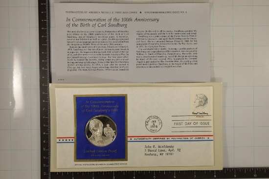 .8 OZ STERLING SILVER POSTMASTERS OF AMERICA