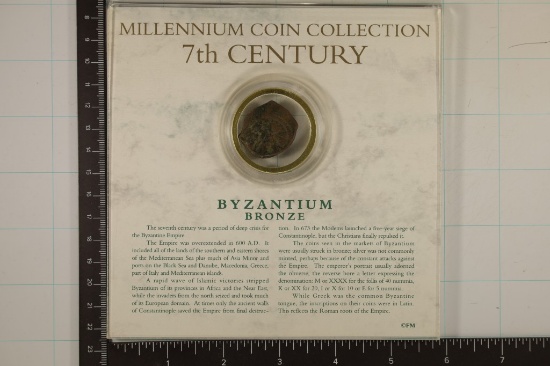 7TH CENTURY MILLENNIUM COIN COLLECTION BYZANTINE