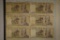 6-1968 ISRAEL 10 LIRA BILLS, 1 WITH INK ON THE REV