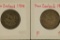 1934 & 1935 NEW ZEALAND SILVER 1 SHILLING .1816