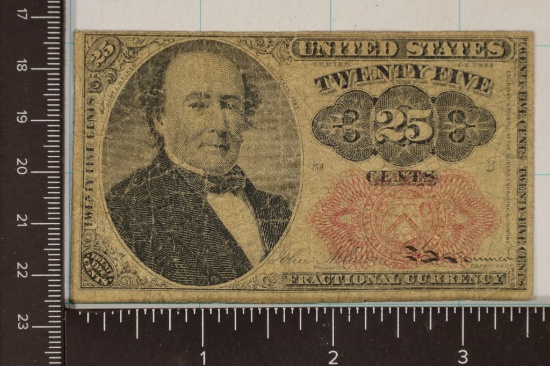 1874 US 25 CENT FRACTIONAL CURRENCY