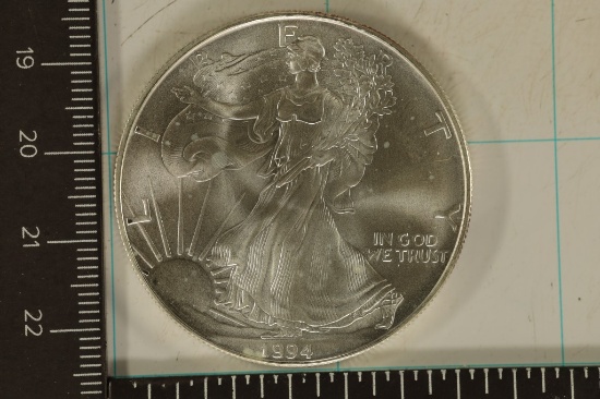 KEY DATE 1994 AMERICAN SILVER EAGLE. BRILLIANT UNC