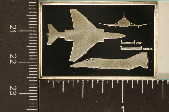 18.8 GRAMS PROOF STERLING SILVER AVIATION INGOT