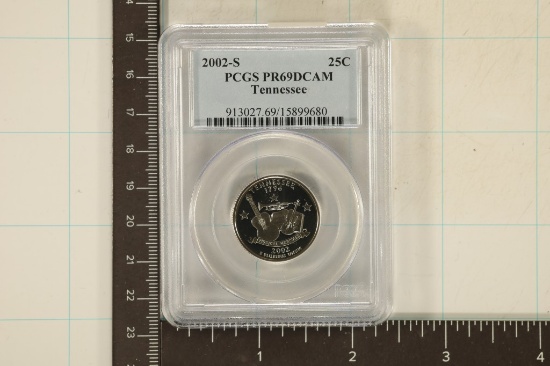 2002-S TENNESSEE QUARTER PCGS PR69 DCAM