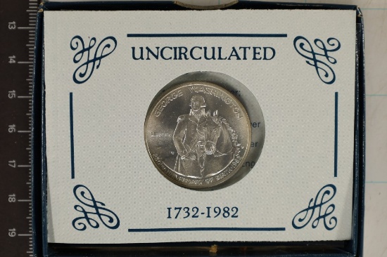 1982-D GEORGE WASHINGTON SILVER COMMEMORATIVE
