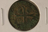 1590-1610 FRANCE SILVER DOUZAIN COIN