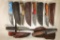 6 BRAND NEW KNIVES: 5 DAMASCUS STEEL & 1 CARBON