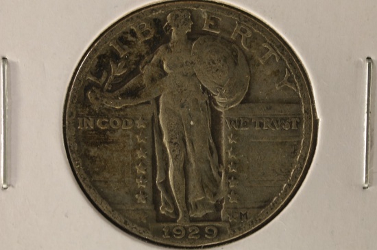 1929 SILVER STANDING LIBERTY QUARTER