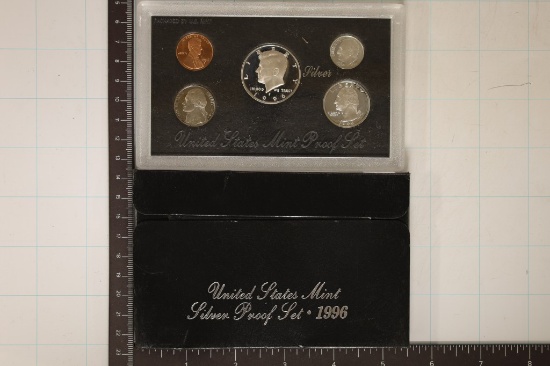 1996 US SILVER PROOF SET (WITH BOX)