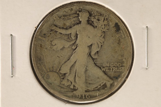 1916 SILVER WALKING LIBERTY HALF DOLLAR