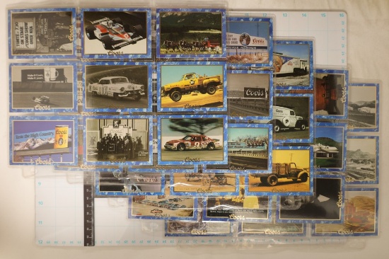 45 COORS BEER CRISP UNC TRADING CARDS EACH