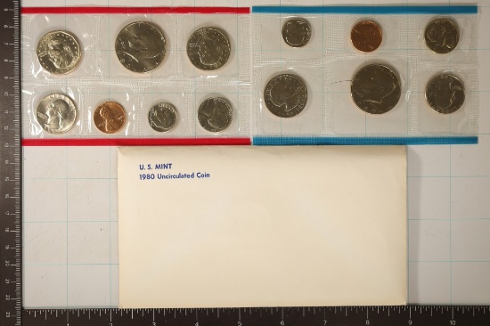 1980 US MINT SET (UNC) P/D/S (WITH ENVELOPE)