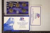 2006 US 50 STATE QUARTERS PROOF SET WITH BOX &