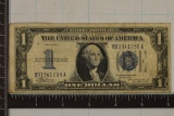 1934 US $1 FUNNY BACK SILVER CERT. BLUE SEAL