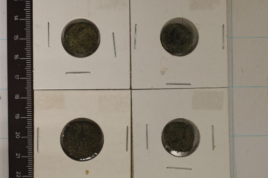 4 ROMAN ANCIENT COINS