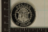 1985 BELIZE PF $25 STERLING SILVER COIN .841 OZ.