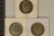 3-1968-D 40% SILVER JFK HALF DOLLARS. TONED