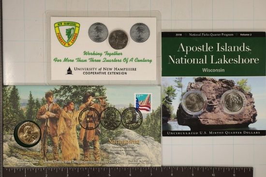 3-US COIN SETS: 2000-P NATIVE AMERICAN DOLLAR IN