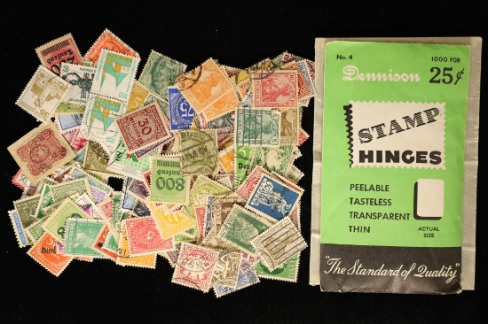 APPROX. 191 ASSORTED GERMAN POSTAGE STAMPS: